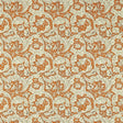 Morris & Co Bachelors Button Burnt Orange/Sky Fabric