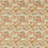 Morris & Co Bachelors Button Burnt Orange/Sky Fabric
