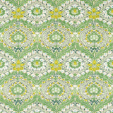 Morris & Co Merton Leaf Green/Sky Fabric
