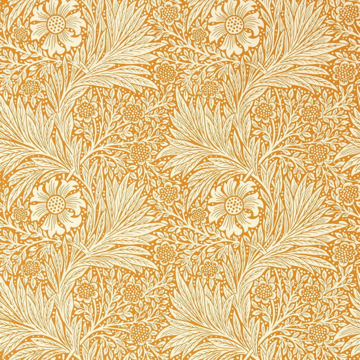 Morris & Co Marigold Orange Wallpaper
