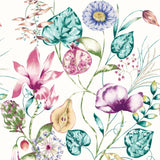 Harlequin Quitessence Lagoon/Cerise Wallpaper