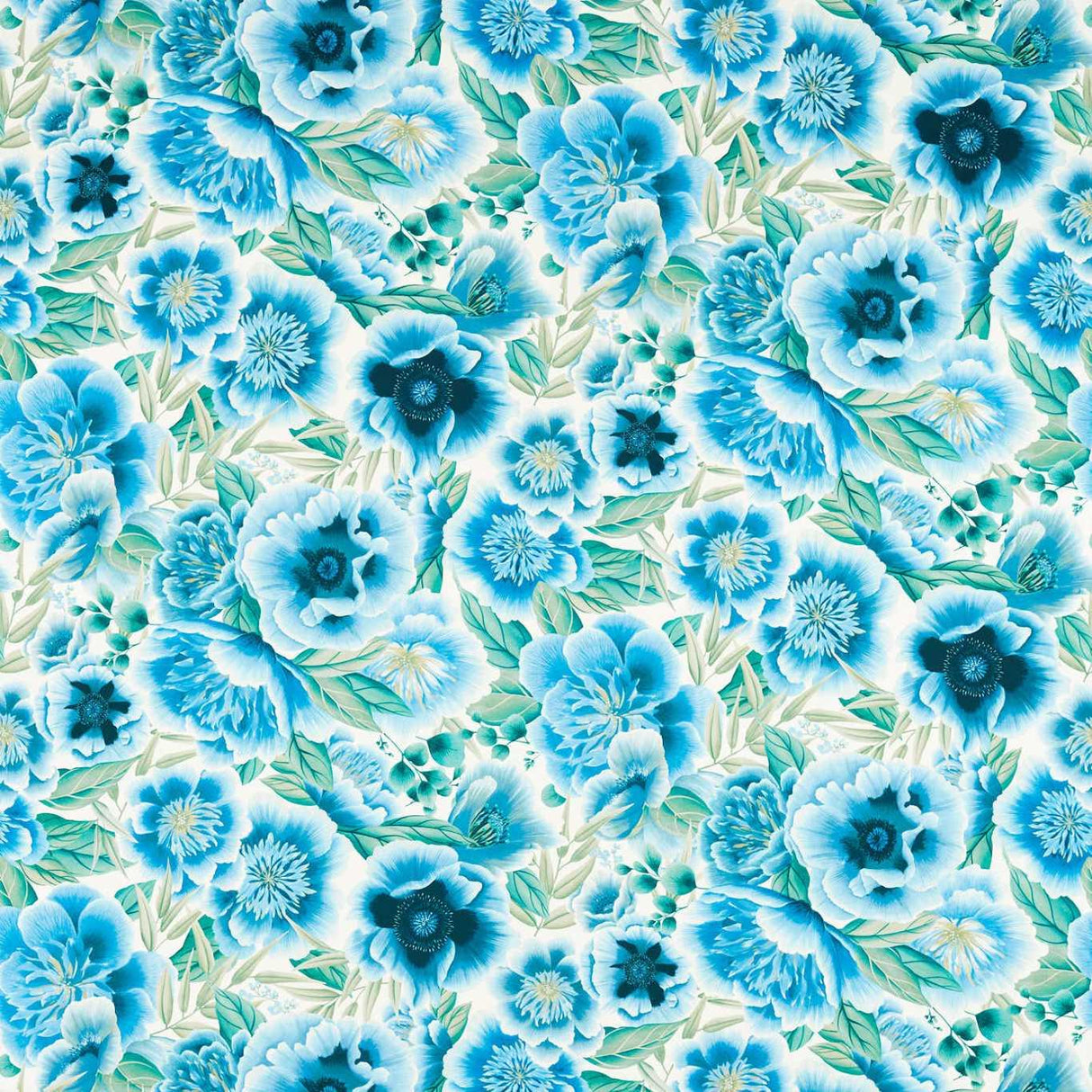 Harlequin Marsha Delft/Lagoon/Porcelain Fabric