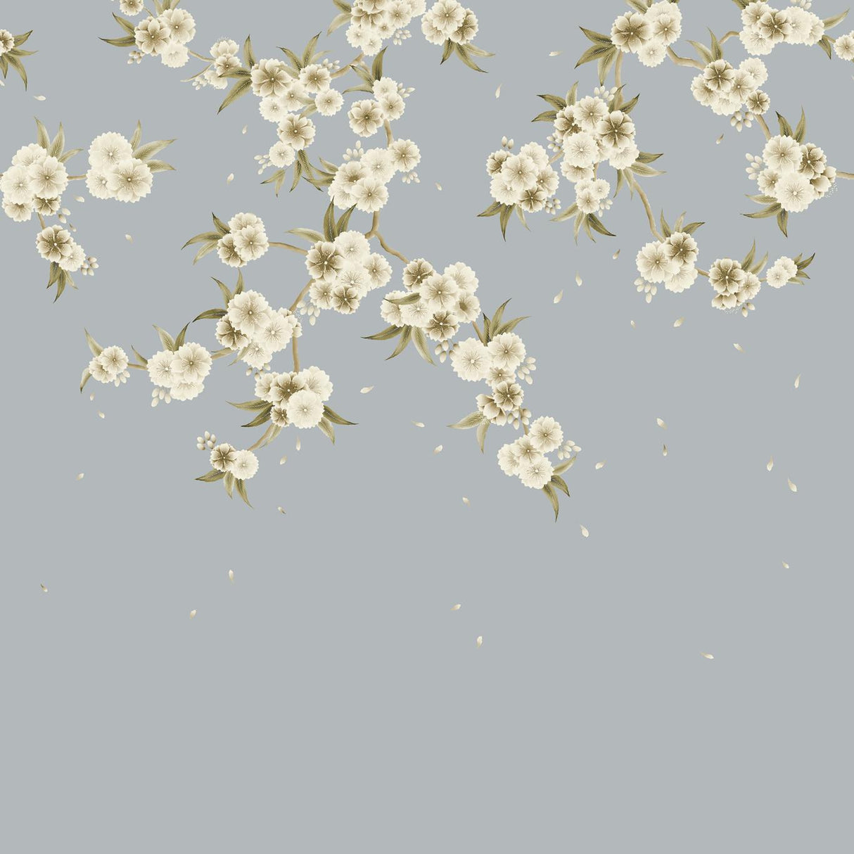 Harlequin Rosa Feather Grey/ Paper Lantern/Oyster Wallpaper