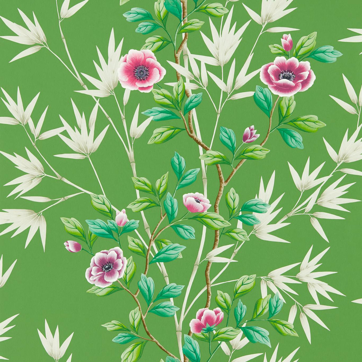 Harlequin Lady Alford Apple/Magenta Wallpaper