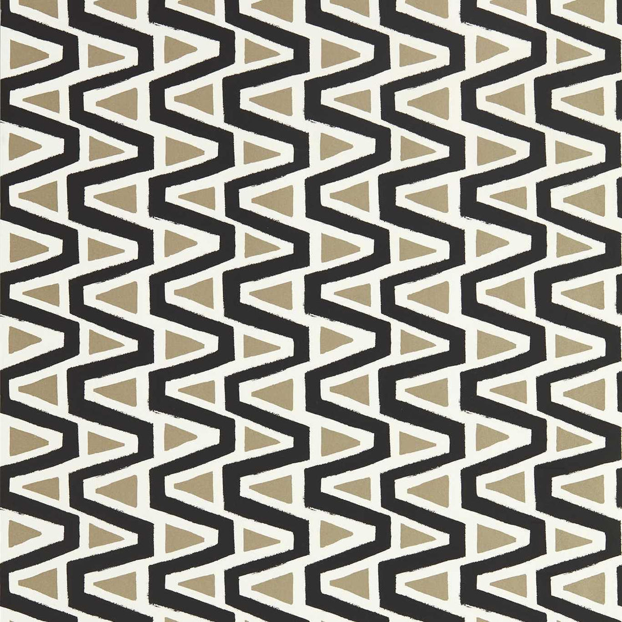 Harlequin Perception Black Earth/Gilver/New Beginnings Wallpaper
