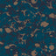 Harlequin Marble Azurite/ Copper/Japanese Ink Wallpaper
