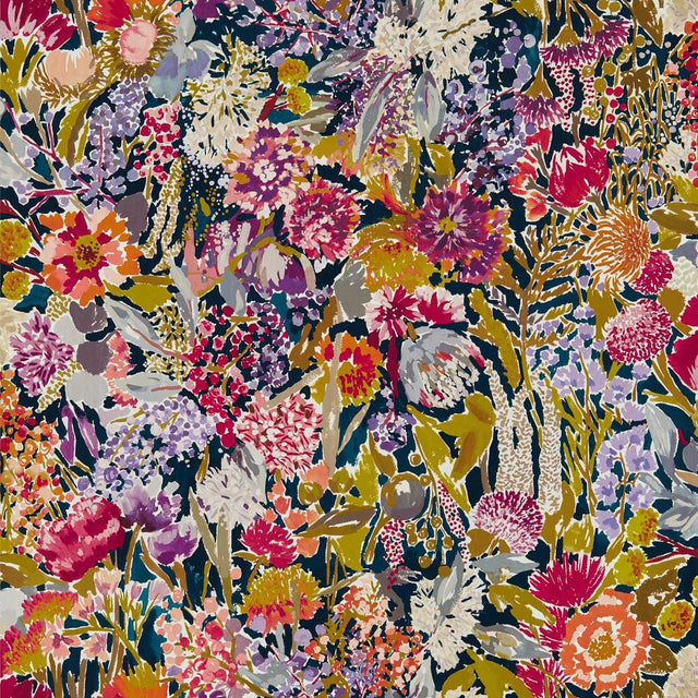 Harlequin Sanguine Pomegranate/Clemantine/Peony/Blueberry Wallpaper