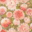 Harlequin Dahlia Coral/Fig Leaf/Gilver Wallpaper