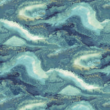 Harlequin Reflected Obsidian Azurite Wallpaper