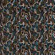 Harlequin Synchronic Black Earth/Bleached Coral/Moss Fabric
