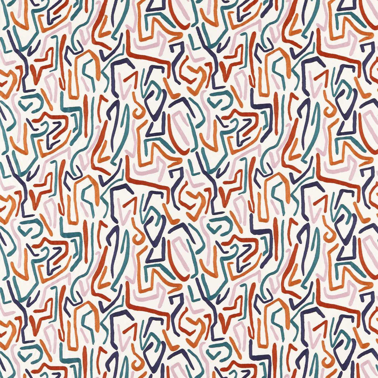 Harlequin Synchronic Brazilian Rosewood/Onsen/Fire Fabric