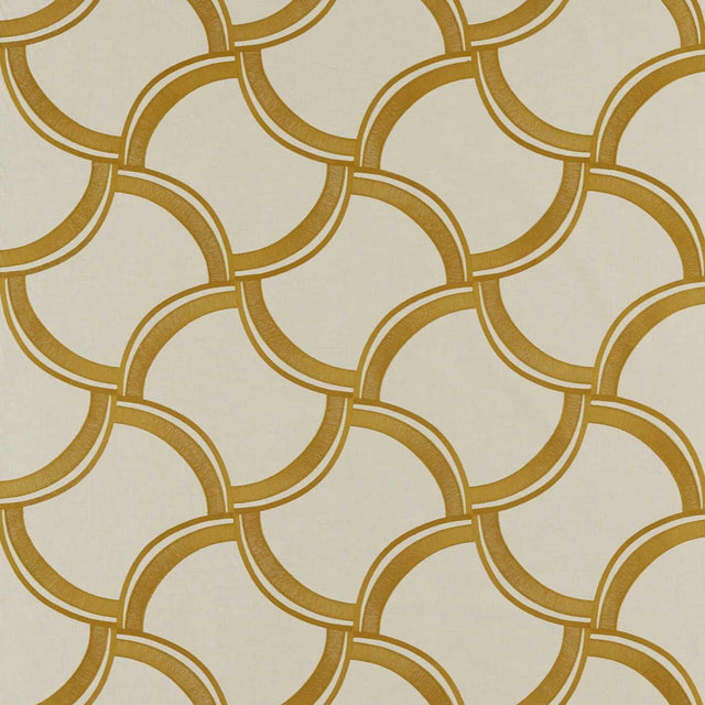 Harlequin Cognate Dijon/Shiitake Fabric