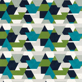 Harlequin Popova Amazonia/Sea Glass/Forest/Japanese Ink Fabric