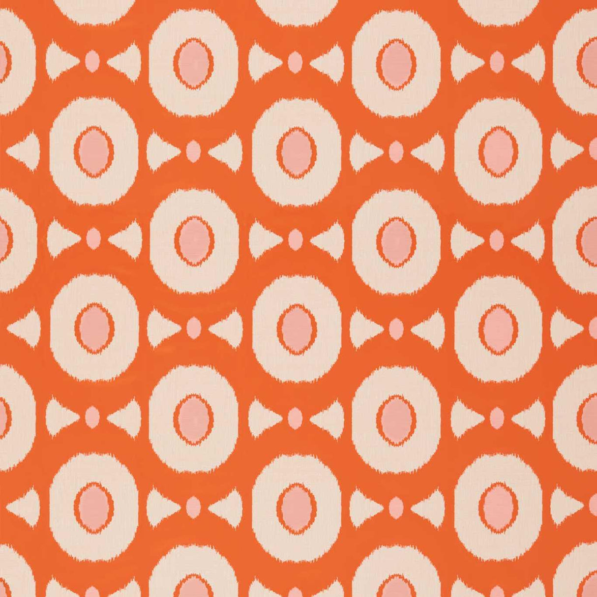 Harlequin Zinnia Clemetine/Peony Fabric