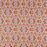 Harlequin Ixora Pomegranate/Tree Canopy/Ink Fabric