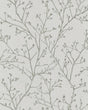 A-Street Prints Koura Platinum Branches Wallpaper
