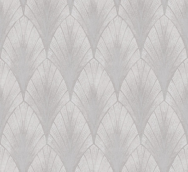 A-Street Prints Bakal Pearl Art Deco Ogee Wallpaper