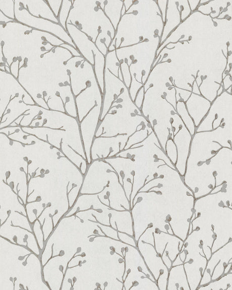 A-Street Prints Koura Silver Branches Wallpaper