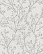 A-Street Prints Koura Silver Branches Wallpaper