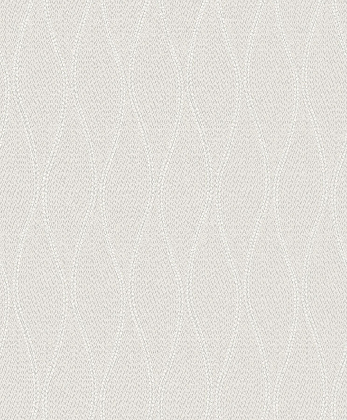 A-Street Prints Tetsu Silver Ogee Wave Wallpaper