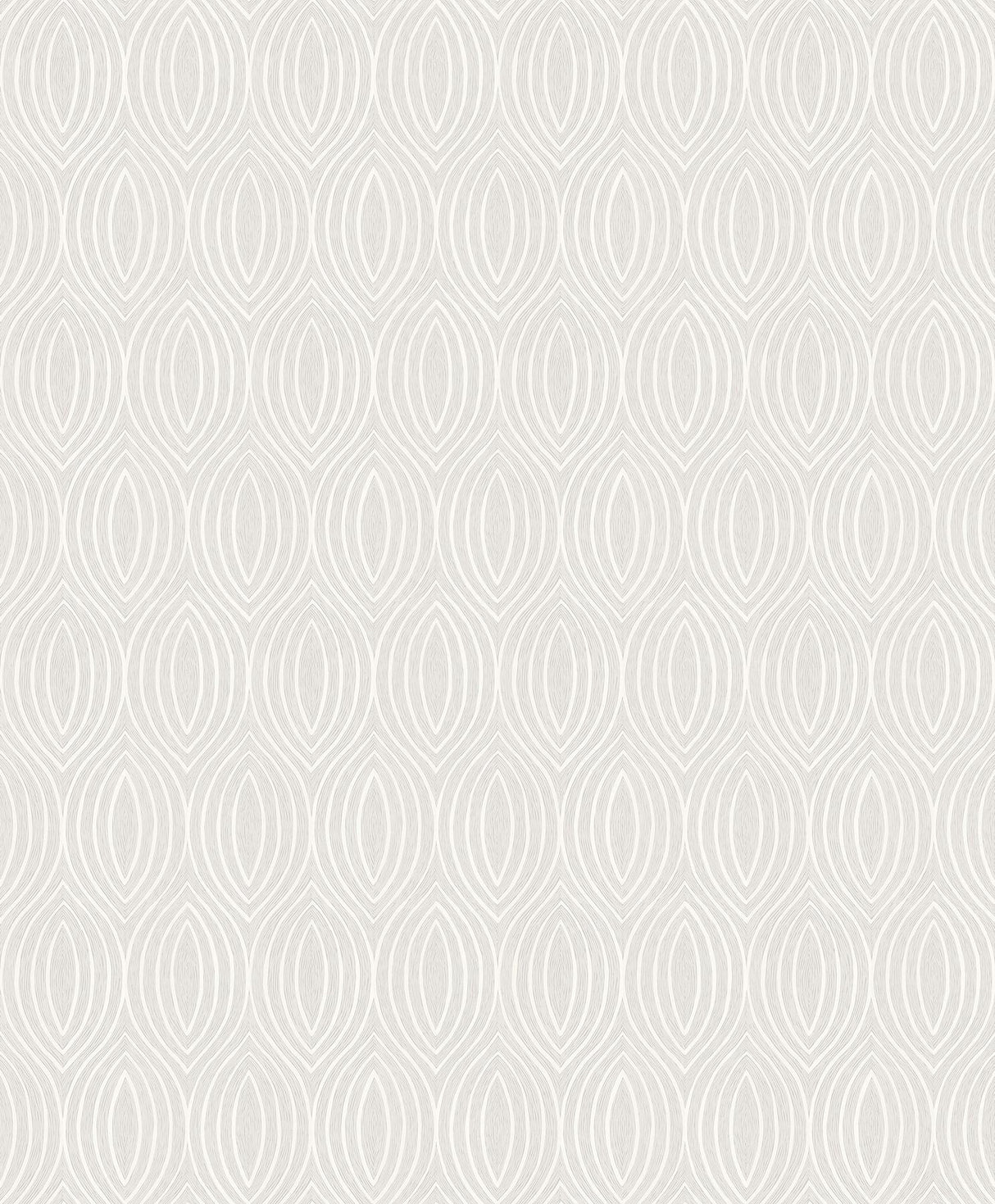 A-Street Prints Rino Ogee Silver Wallpaper