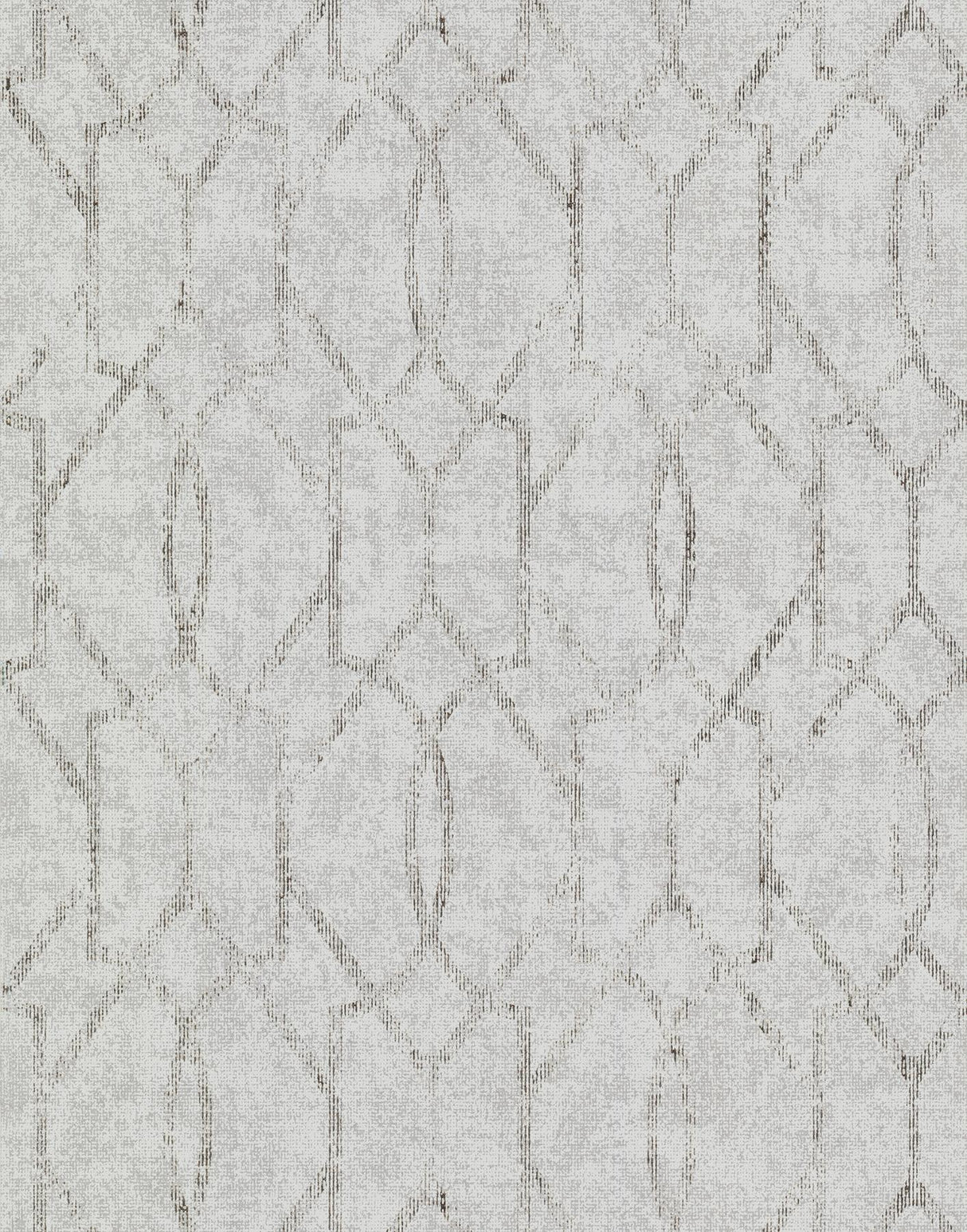 A-Street Prints Ziva Metallic Trellis Platinum Wallpaper