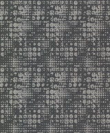 A-Street Prints Celeste Circle Grid Silver Wallpaper