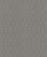 A-Street Prints Paititi Geometric Trellis Sterling Wallpaper