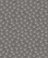 A-Street Prints Asteria Fan Charcoal Wallpaper