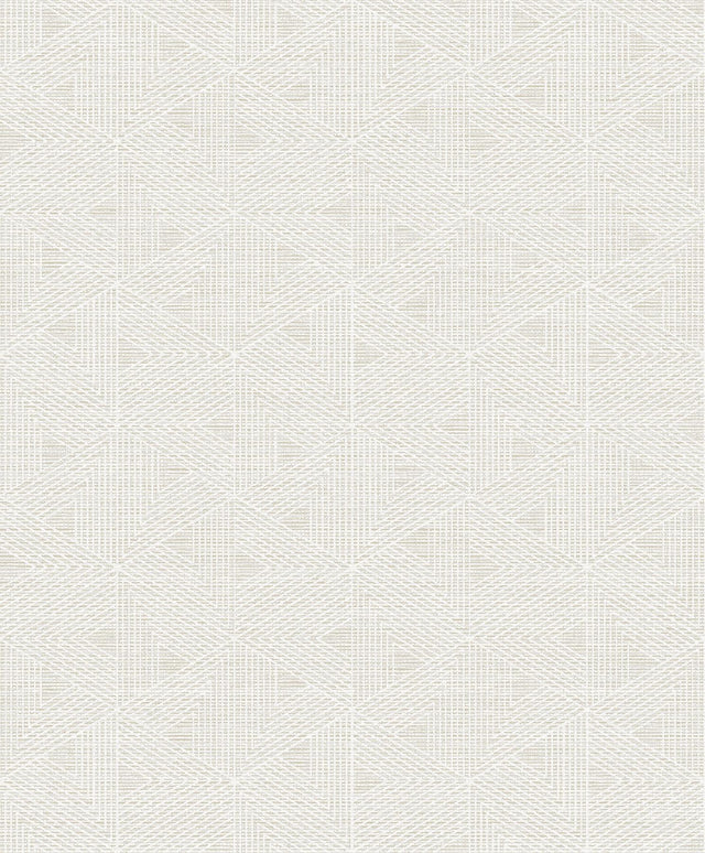 A-Street Prints Marici Dove Triangle Wallpaper