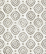 A-Street Prints Uma Platinum Medallion Wallpaper