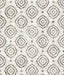 A-Street Prints Uma Platinum Medallion Wallpaper