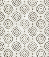 A-Street Prints Uma Medallion Platinum Wallpaper