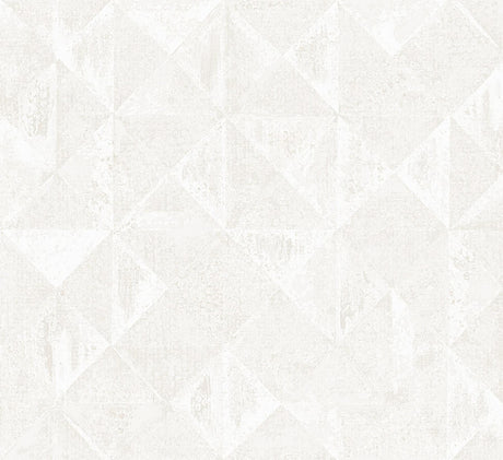 A-Street Prints Demir Dove Distressed Geometric Wallpaper