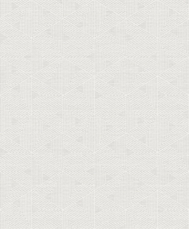 A-Street Prints Marici Light Grey Triangle Wallpaper