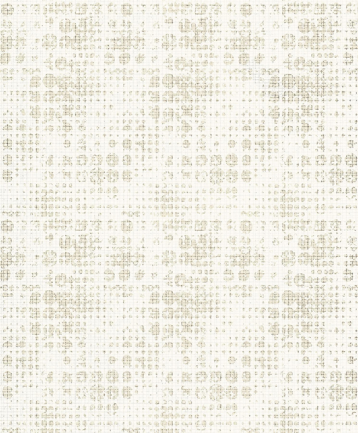 A-Street Prints Celeste Platinum Circle Grid Wallpaper