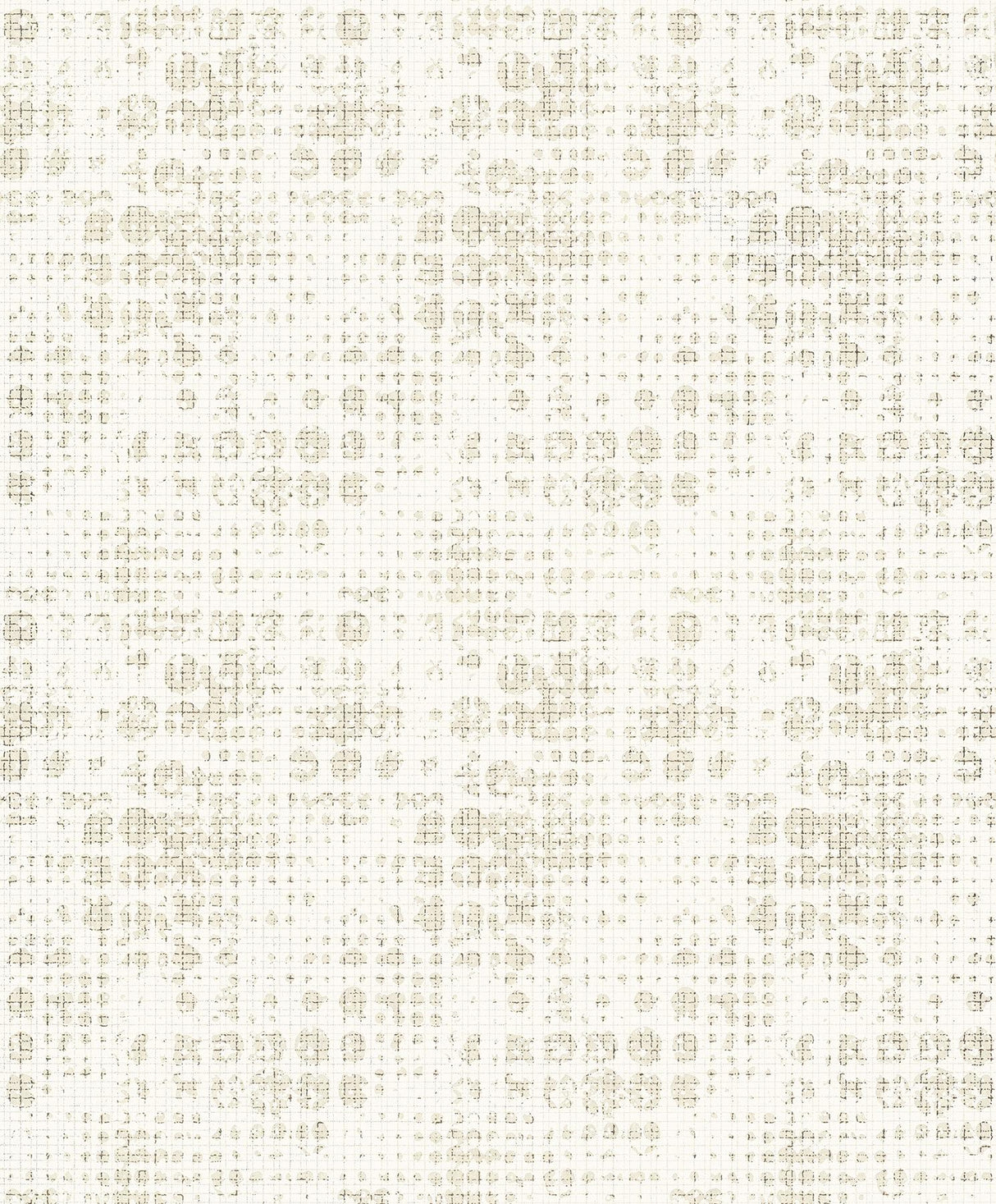 A-Street Prints Celeste Circle Grid Platinum Wallpaper