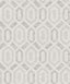 A-Street Prints Latona Platinum Diamond Geometric Wallpaper