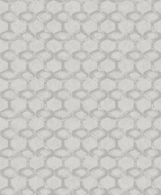 A-Street Prints Besi Platinum Tiled Wallpaper