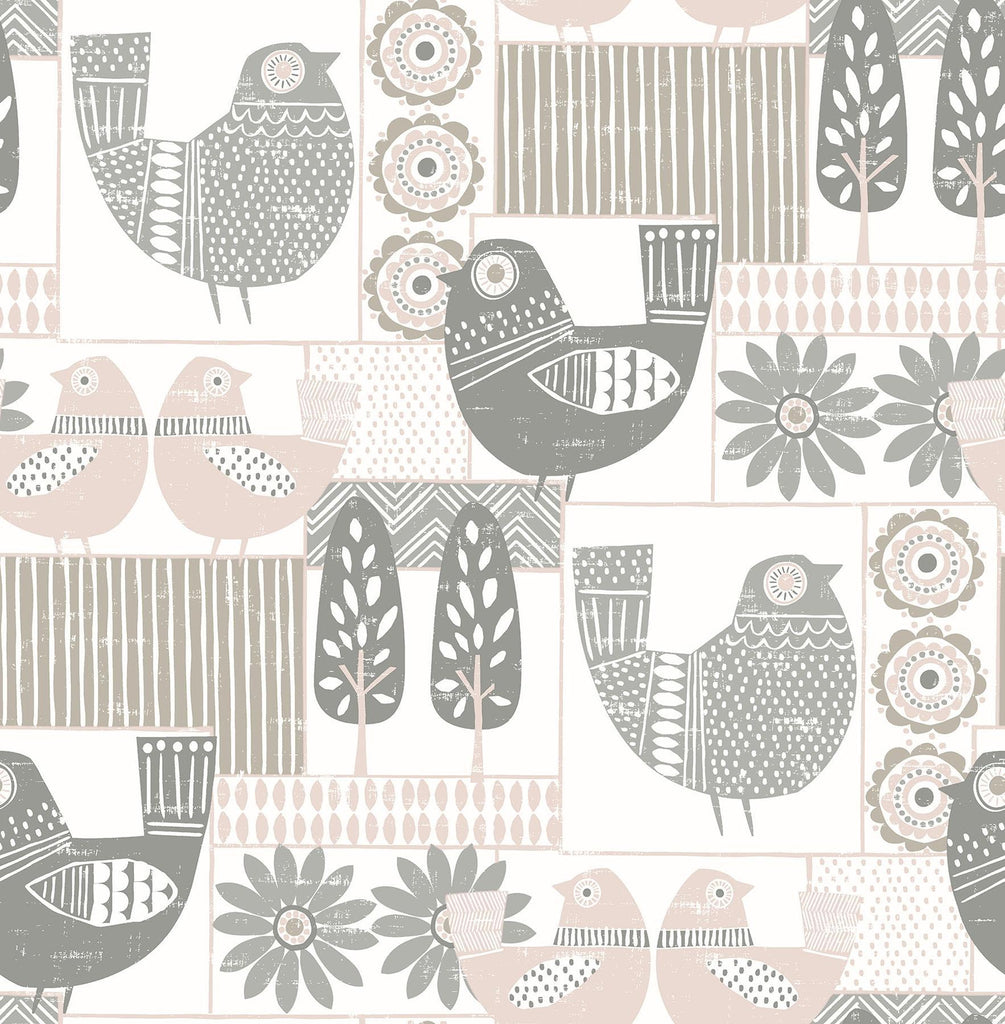 Brewster Home Fashions Spring Chickens Peel & Stick Wallpaper