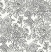 Brewster Home Fashions Black & White Sudbury Peel & Stick Wallpaper