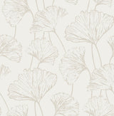 Brewster Home Fashions Silver Hikarigaoka Peel & Stick Wallpaper