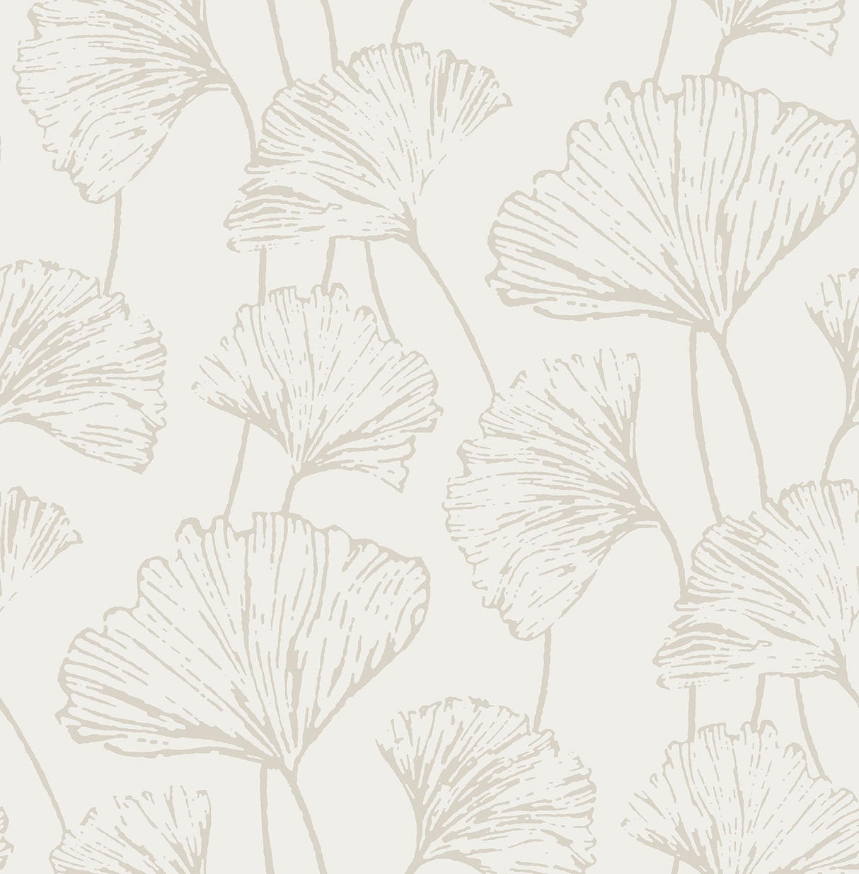 Brewster Home Fashions Hikarigaoka Peel & Stick Silver Wallpaper