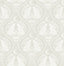 Brewster Home Fashions Cream Moon Rabbit Peel & Stick Wallpaper