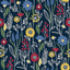 Brewster Home Fashions Navy Jane Peel & Stick Wallpaper