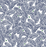 Brewster Home Fashions Navy Fernanda Peel & Stick Wallpaper