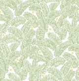 Brewster Home Fashions Green Fernanda Peel & Stick Wallpaper