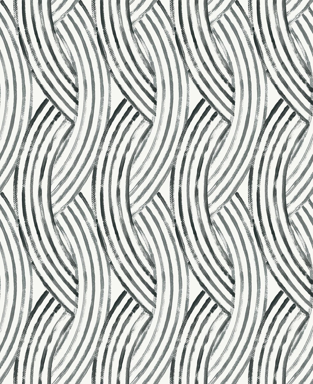 Brewster Home Fashions Charcoal Meraki Peel & Stick Wallpaper