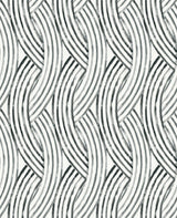 Brewster Home Fashions Charcoal Meraki Peel & Stick Wallpaper