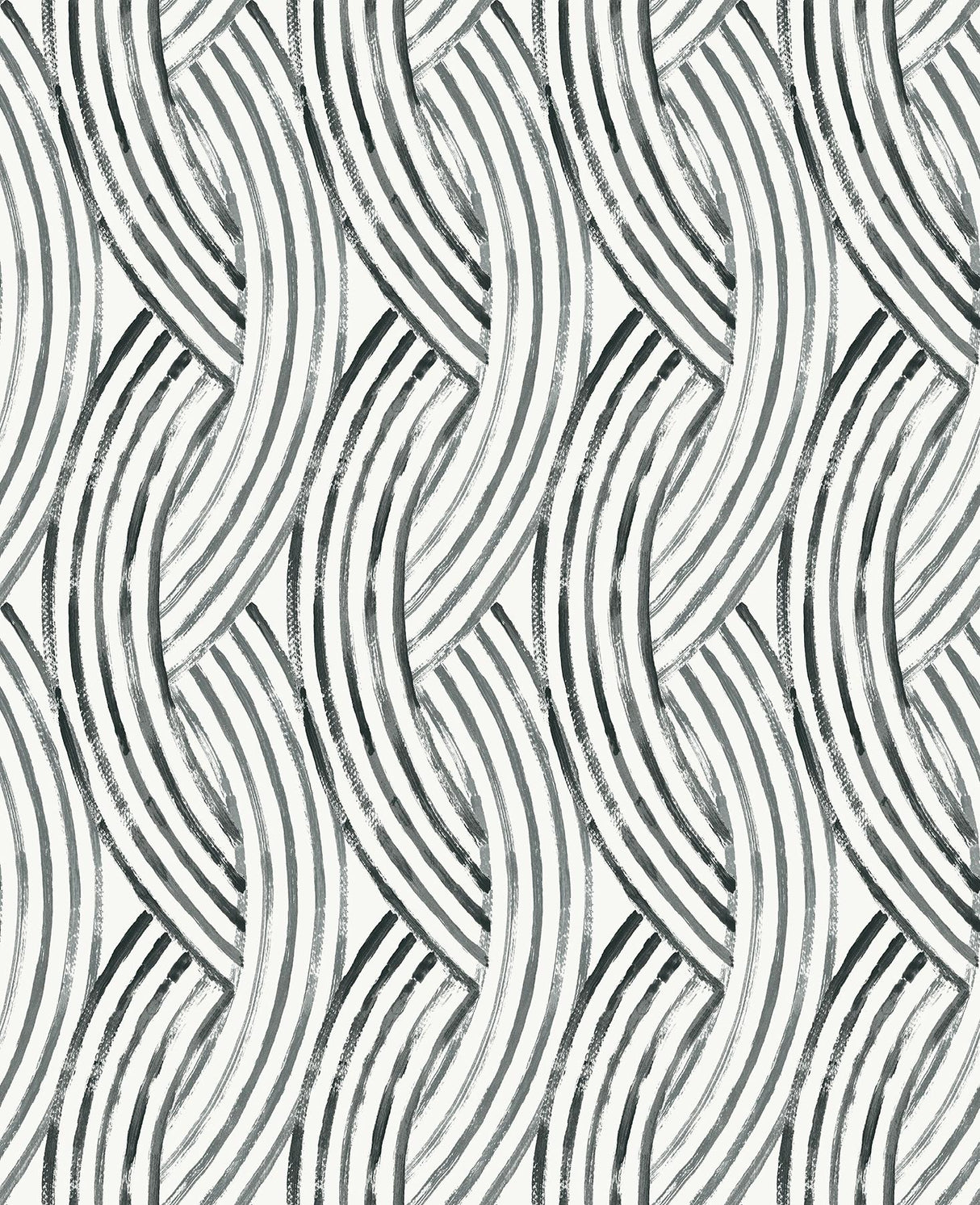 Brewster Home Fashions Meraki Peel & Stick Charcoal Wallpaper